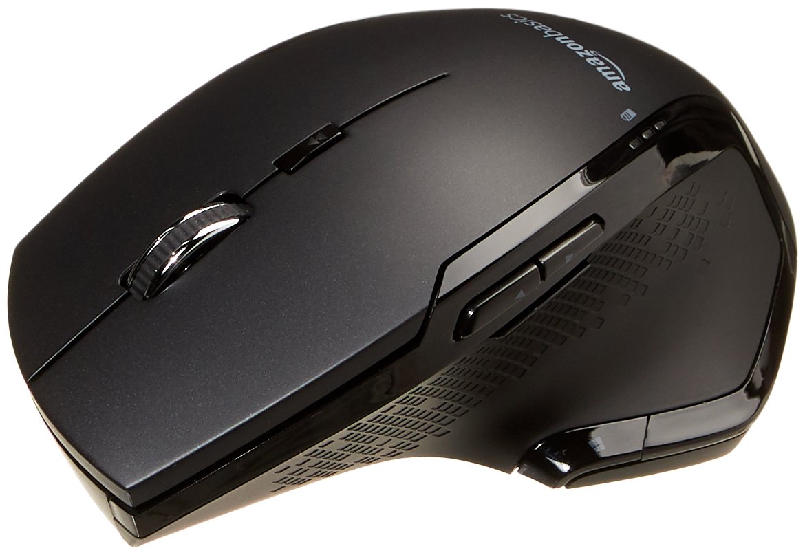 Mua Amazon Basics Full Size Ergonomic Wireless Mouse with Fast ...
