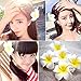 Women's Hawaiian Plumeria Flower Hair Clip Wedding Bridal Hairpin Barrette Hair Accessories - 10 Pieces