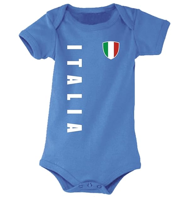 Italien Baby BODY blau SAM-1 EM 2016 T-Shirt
