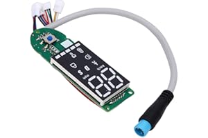 Zunate Electric Scooter Dashboard Circuit Board Replacement, High Strength Plastic Component with Blue Connector for Enhanced