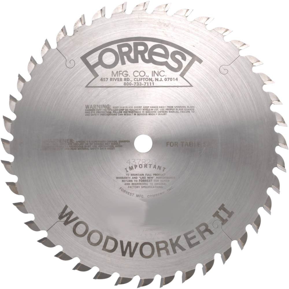 Best forrest 10 inch table saw blade