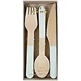 Meri Meri Mint Wooden Cutlery Set