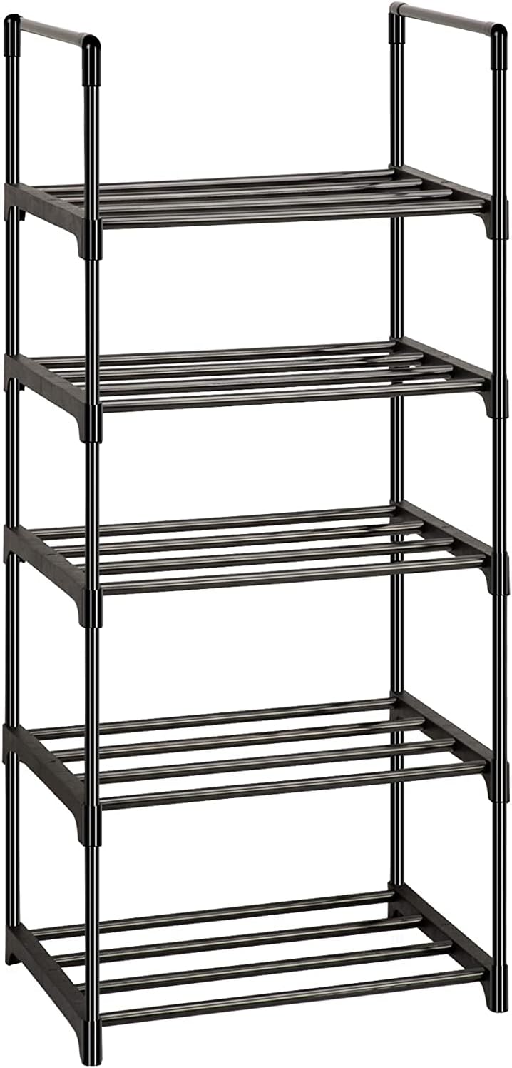 4 tier metal shoe rack on Amazon Com Shoe Rack Sturdy Metal Shoe Rack Organizer Narrow Shoe Rack Shoe Racks For Closets Shoes Rack Shoe Stand Shoe Shelf Home Improvement