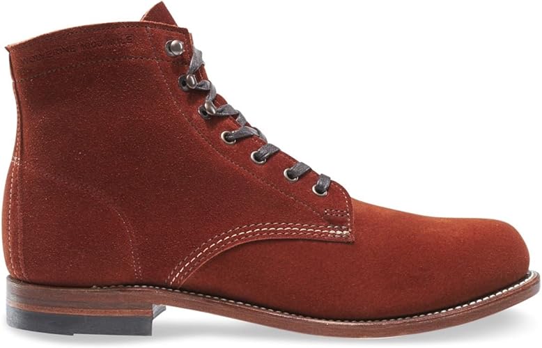 rust suede boots