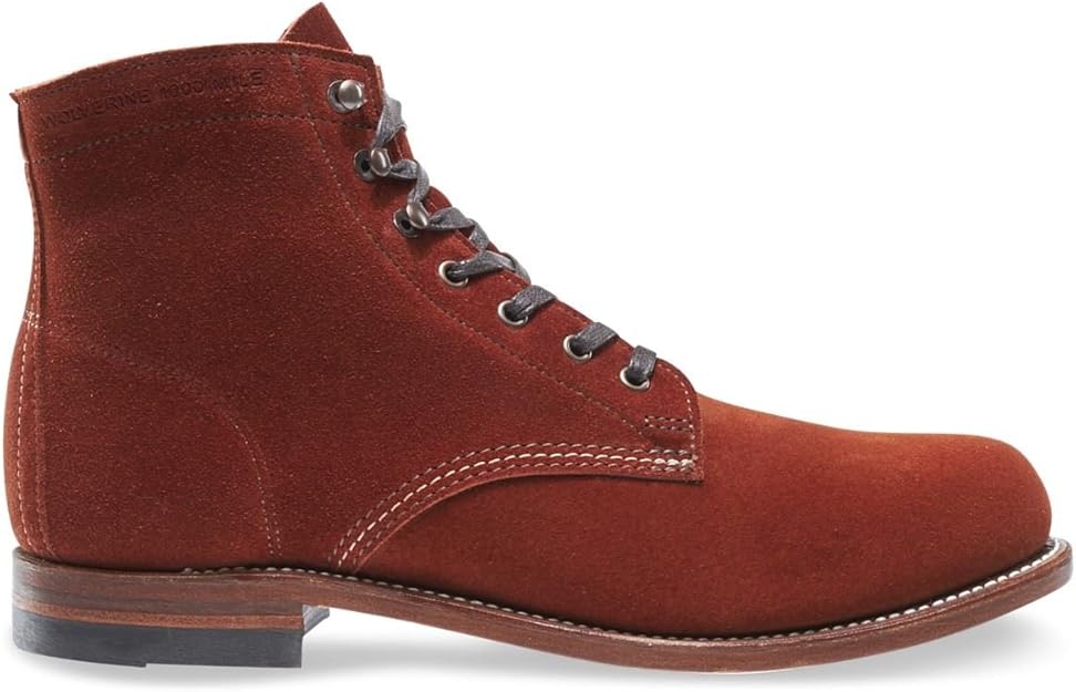 Amazon.com | Wolverine Men Original 1000 Mile Boot, 08.0 D, RUST SUEDE