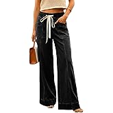 SHEWIN Womens Wide Leg Jeans High Waisted Tummy Control Stretchy Straight Leg Jeans Vintage Denim Casual Baggy Pants