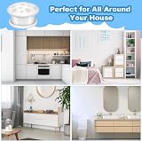 HOTUT Magnetic Cupboard Locks 2 Keys Child Safety No Tools Needed view 8