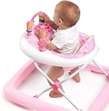 Bright Starts JuneBerry Walk-A-Bout Walker Pink, 6 Months Plus, Fold Frame view 4