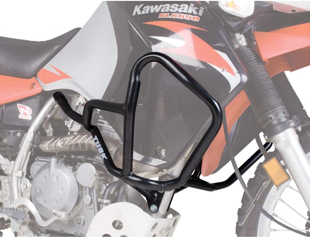 Tusk Crash Bars - Engine Guards Black - Fits: Kawasaki KLR650 2008-2017