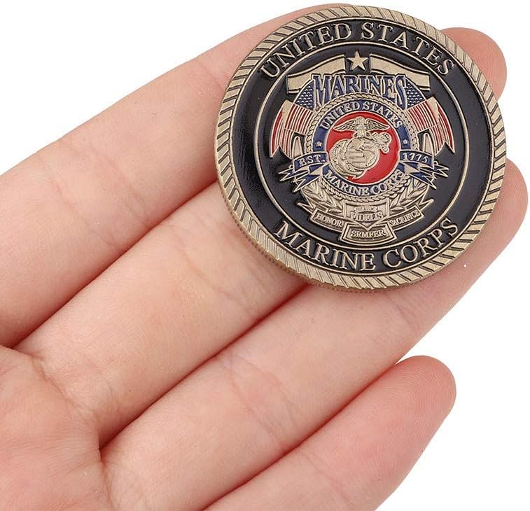 Coherny United States Marine Corps War Commemorative Coin Pirate Hard Collection Navy Dog Ancient Bronze