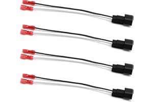 MDEOOSKY 4 Pcs 72-5600 Speaker Adapter Connector Plug Wire Cable Wiring Harness Replacement for Ford Explorer 2002-2010, Repl