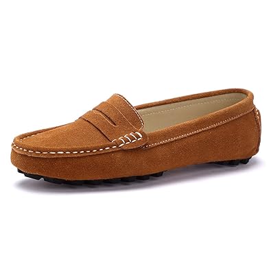 women's suede driving moccasins