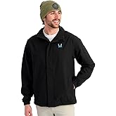 HUK mens Storm Heavy Duty Rain Jacket 2.0, Waterproof, Windproof, Breathable Rain Coat for Fishing and Outdoor Activities