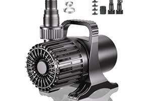 WaterRebirth (1700GPH-120W,UL listed) Large Fountain Submersible Water Pond Sump Pump Aquarium Electric Waterfall Pump Outdoor PS-1700