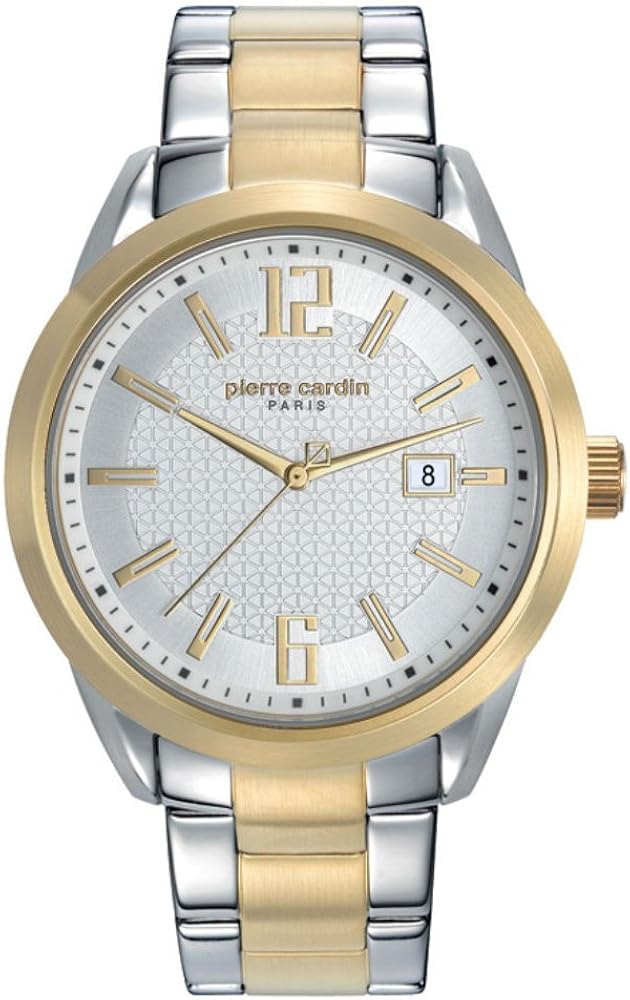 Pierre Cardin Mens Analogue Classic Quartz Watch with Stainless Steel