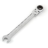 TEKTON WRN57110 Flex-Head Ratcheting Combination Wrench, 10 mm