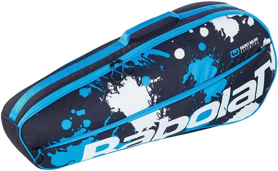Babolat Club Essential Racket Holder X 3, Black/Blue/White : Sports & Outdoors