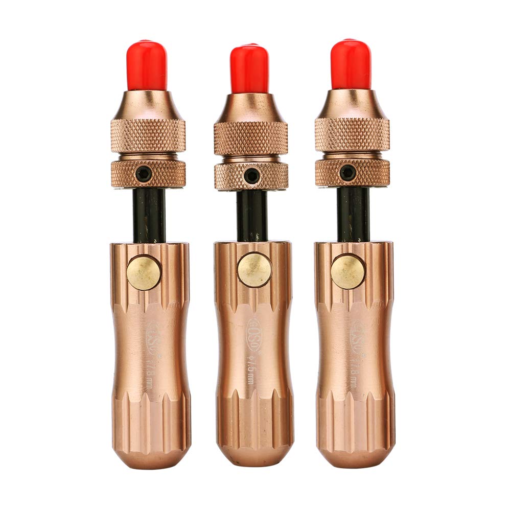 Loboo Idea 3 Piece Tubular Lock Pick Set，7 Pins Adjustable Tubular Lock Pick Tools 7.00MM 7.5MM 7.8MM (GOSO)