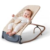 VaVaSoo Electric Infant Rocker to Toddler Chair | Automatic Rocking Baby Seat for Newnorn,3 Recline Positions, 8 Melodies, up to 40 lbs, Battery &amp; Type-C Powered,