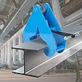 Nisorpa 6600 lbs I Beam Clamp 3 Ton Capacity Beam Clamp Heavy Duty Lifting Clamp 3.1''-12.6'' Adjustable Opening Range Steel Vertical Beam Clamp Tool for Lifting Rigging-Blue