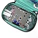BAGSMART Travel Jewelry Organizer Storage Cases Jewelry Box for Earrings & Necklaces & Ring, Blue