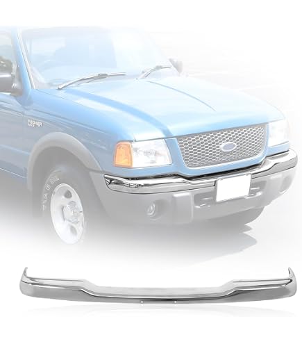 thumbnail image 2 of Ford Ranger Bumper Offroad Front Bumper Chrome Lower Valance For 2001-2003 Ford Ranger Front Valance 2 of 11