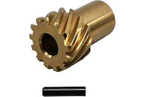 PRW 0735003 0.491" Reverse Rotation Bronze Distributor Gear for Chevy 262-454 1955-00