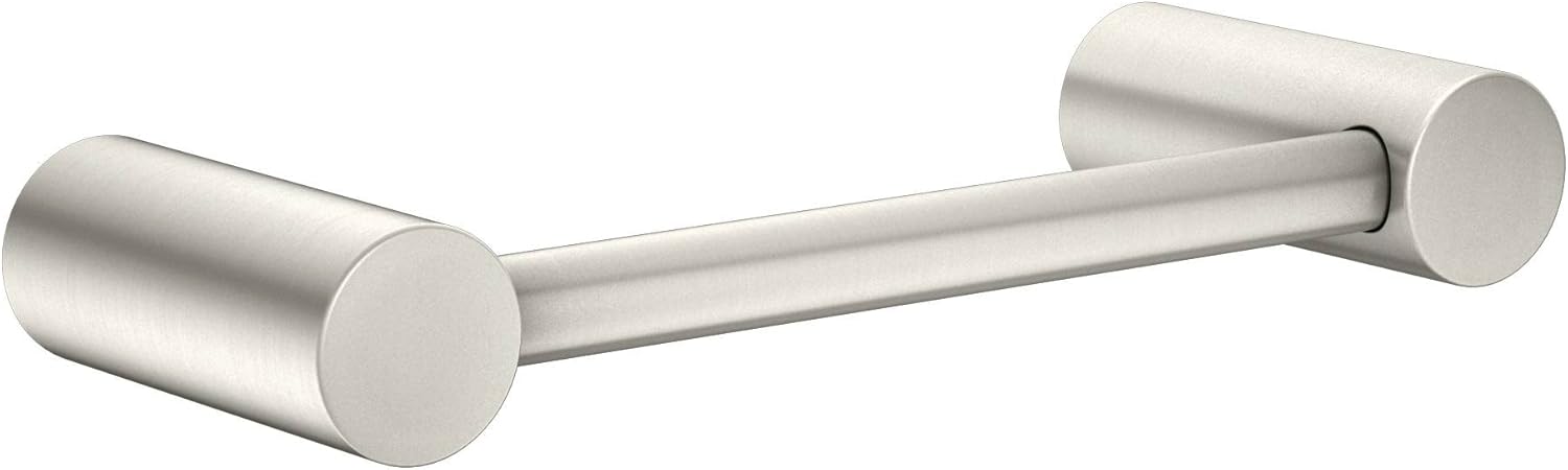 Moen YB0486BN Align 9-Inch Modern Hand Towel Bar, Brushed Nickel