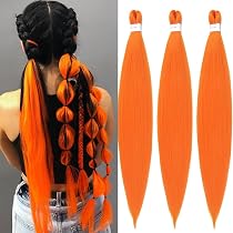 Amazon.com : HAIRCUBE Green Braiding Hair 24 Inch 3 Packs Pre ...