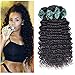 Perstar Hair 8A Grade Brazilian Virgin Hair Deep Wave 3 Bundles Remy Human Hair Weaves Natural Black Factory Price (24 26 28, Natural Color)