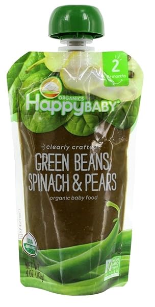 HAPPY BABY ORGANICS STAGE 2 BABY FOOD POUCHES,...
