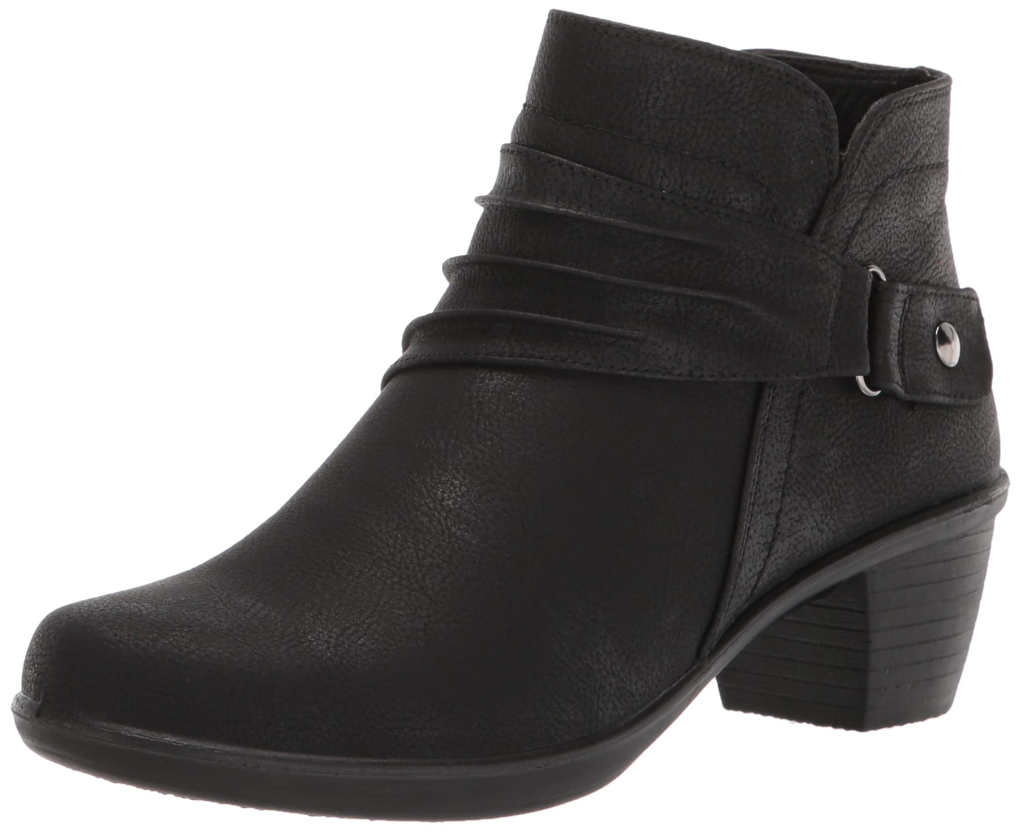 Easy Street Women’s Damita Ankle Boot, Black Matte, 8.5 Narrow
