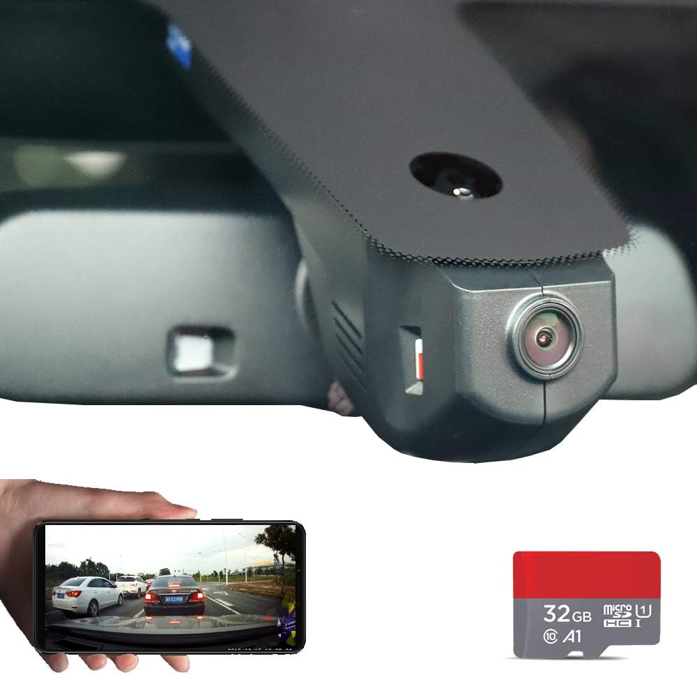 For Cars BMW 1 2 3 4 5 6 7 x1-6 series FITCAMX Dash Camera Hidden DVR Car Driving Recorder with Front Lens 1944P 2K Car Accessories Built-in WiFi Loop Recording G-sensor Night Vision APP(Android, IOS)