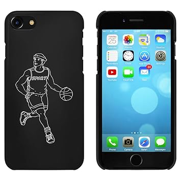 Negro Jugador de Baloncesto Funda / Carcasa para iPhone 7 ...