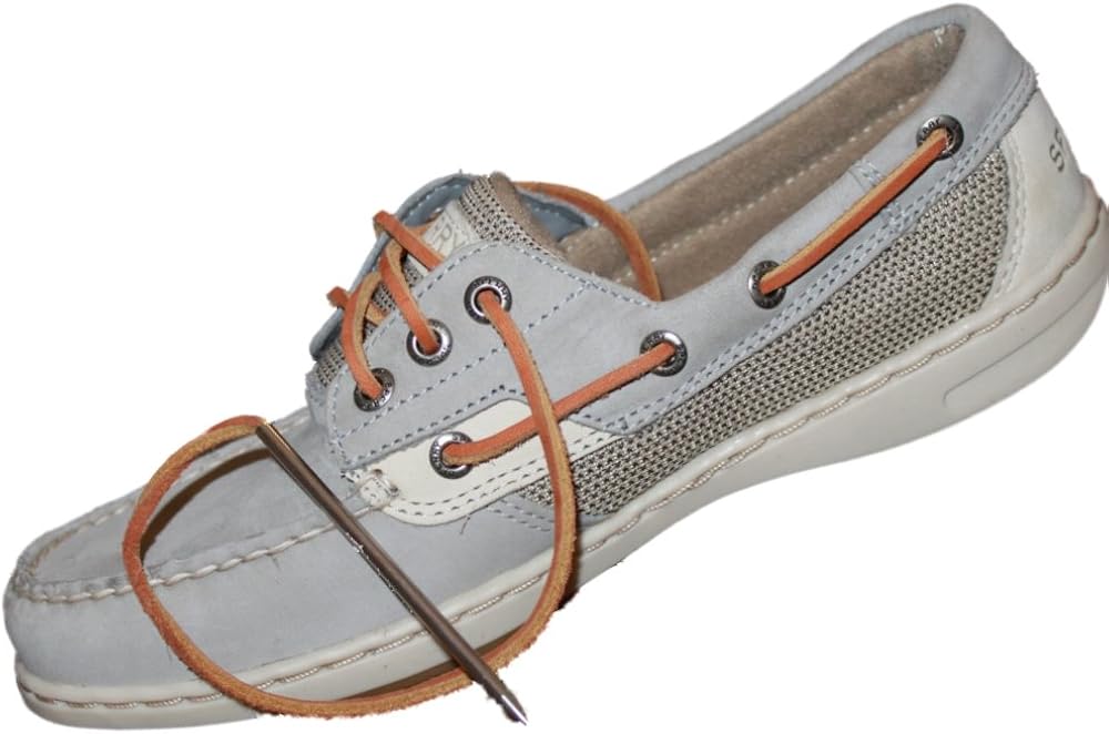 Boat Shoe Laces Leather By TOFL (Tan): Shoes