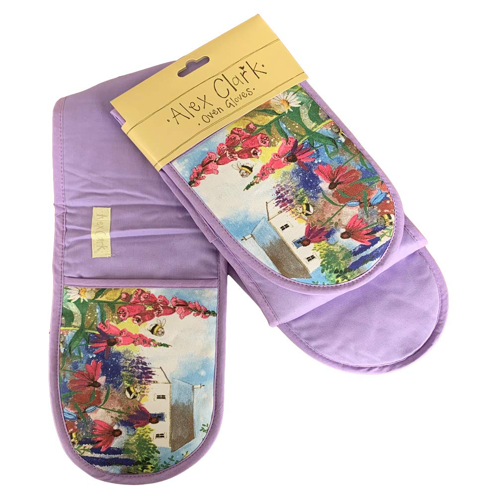 ALEX CLARK BEE GARDEN OVEN GLOVES