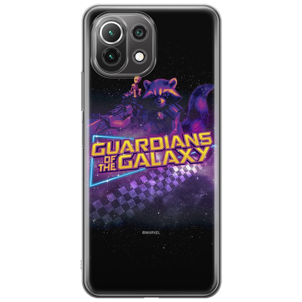 ERT GROUP mobile phone case for Xiaomi 11 Lite 4G/5G original and officially Licensed Marvel pattern Guardians of the Galaxy 015, case made of TPU