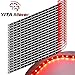 YITAMOTOR 20x 12V Car Motorcycle 30CM 15SMD LED Waterproof Flexible Pure Red Light Strip