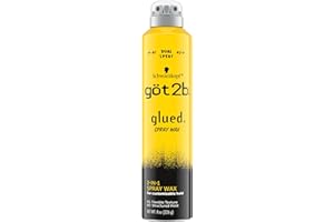 Got2b Glued Spray Wax with 2-in-1 Dual Spray Nozzle, 8 oz