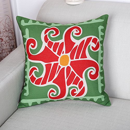 Amazon Com Ling Foreign Domain Cotton Linen Throw Pillow Case