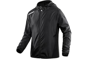 Men Summer Cooling Sun Protection Jacket UPF 50+ Light Jackets Zip Up Athletic Hoodies for Outdoor Hiking Fishing