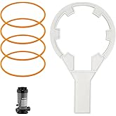 RURBRIN (5PCS Chlorinator Wrench Opener & CLX200K O-Rings Replacement Compatible with Hayward CL200 CL220 CL2002S Series Chlo