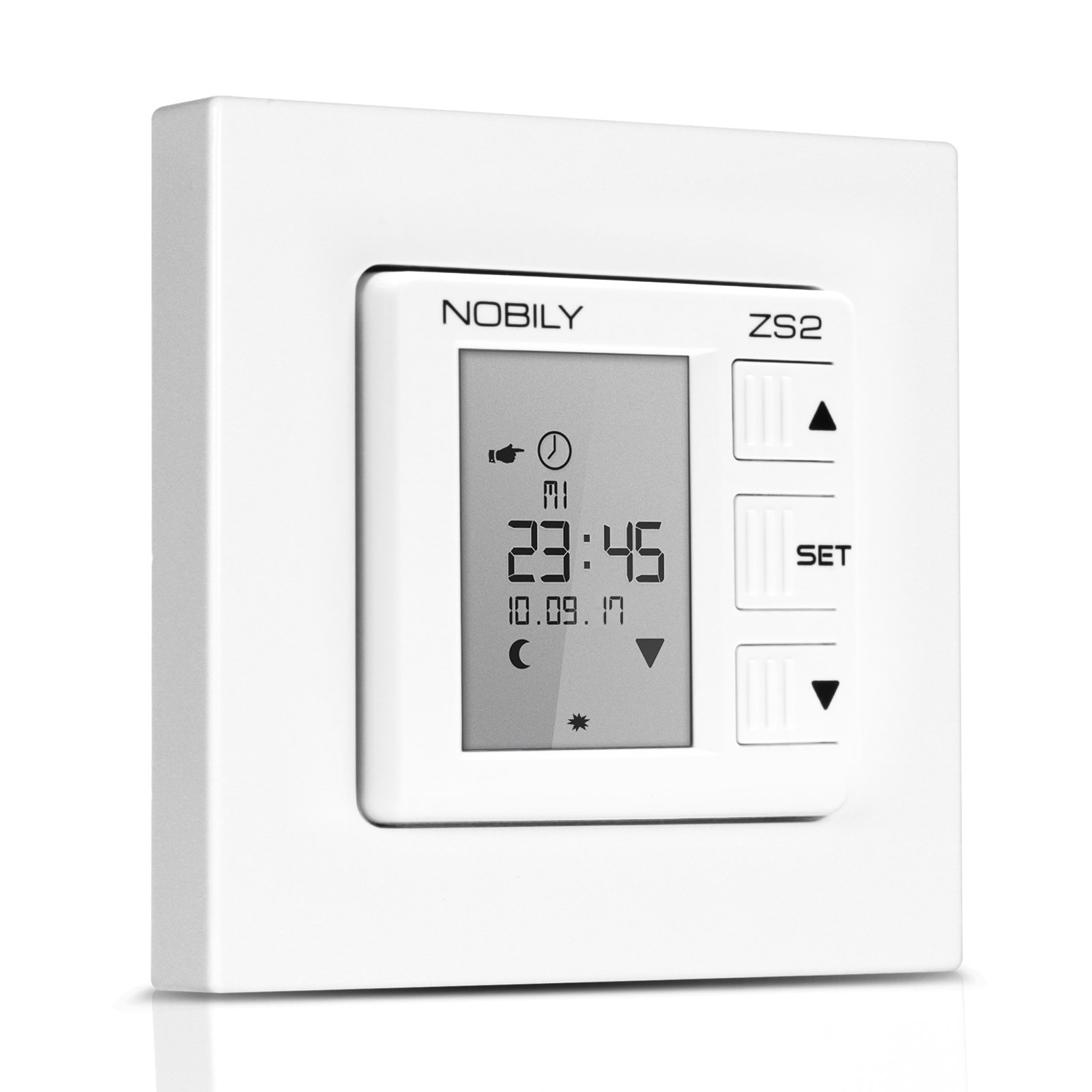 NOBILY Roller Shutter Timer ZS2 with Astro Function, 231.00V, Weiß