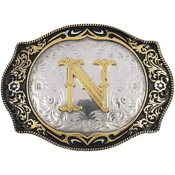 COPY - New gold western initial letter Y belt buckle.  All letters in Alphabet … Initial Letter  main image 3