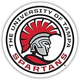 University of Tampa Spartans Round Magnet Officially Licensed Collegiate Product 8-Inch