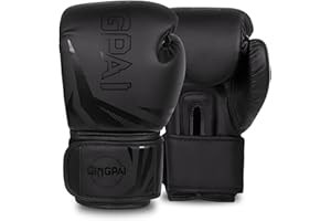 GINGPAI BOXING Boxing Gloves ，Pro Boxing Training, Kickboxing Gloves for Men Women Adults, Kids, Multi-Layered Padding, for MMA Fighting,Adult Heavy Punching Bag Gloves,Workout Gloves for Boxing,Muay Thai