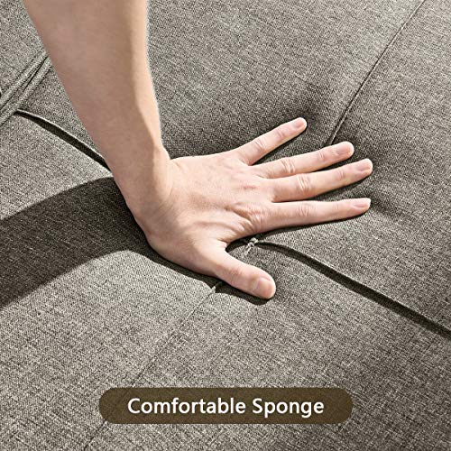 Vonanda Sofa Bed, Convertible Chair 4 in 1 MultiFunction Folding Ottoman Modern Breathable