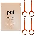 PUL Pack of 4 Reusable Clear Aligner Removal Tool — Compatible with Invisalign, Removable Braces, Retainers & Trays – Easy-to-Use Device Remover, Dental & Oral Hygiene Care Product – Orange