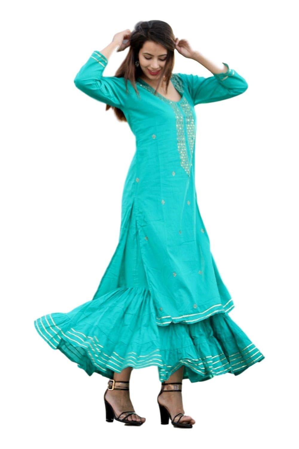 Tathastu Soft Cotton Women's Long Kurti 