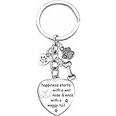 Nfyxcaz Dog Gifts For Women Men Dog Keyring Dog Lovers Dog Mum Gifts Dog Dad Gifts Birthday Christmas Gifts For Dog Lovers